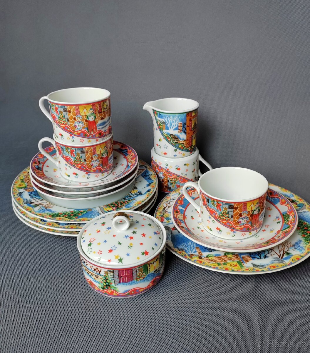 Vánoční porcelánová sada Eschenbach série "Jingle Bells" - 11