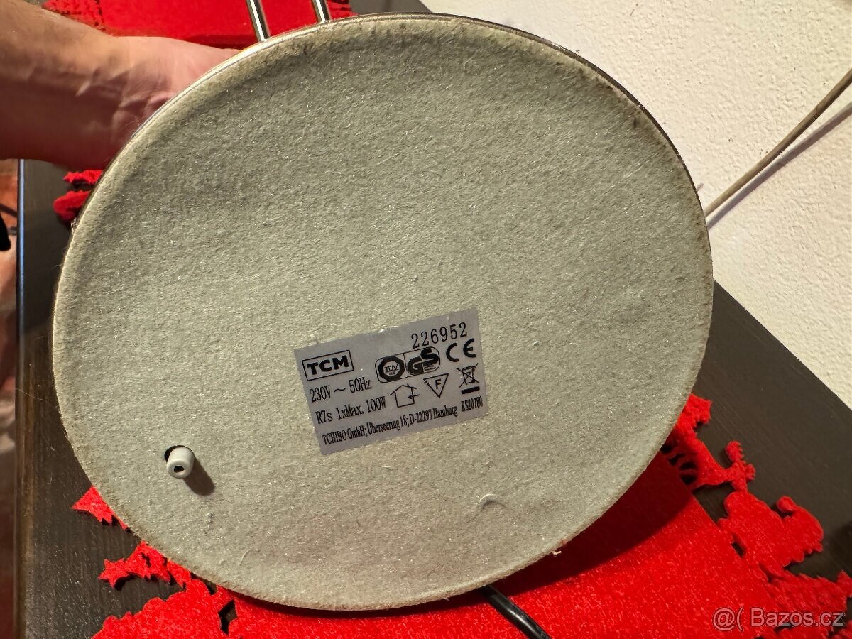 Stolní lampa celonerezová - TOP stav - 11