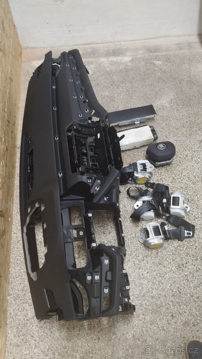 NOVÁ Originální airbagová sada Škoda Octavia head up4 nová - 11