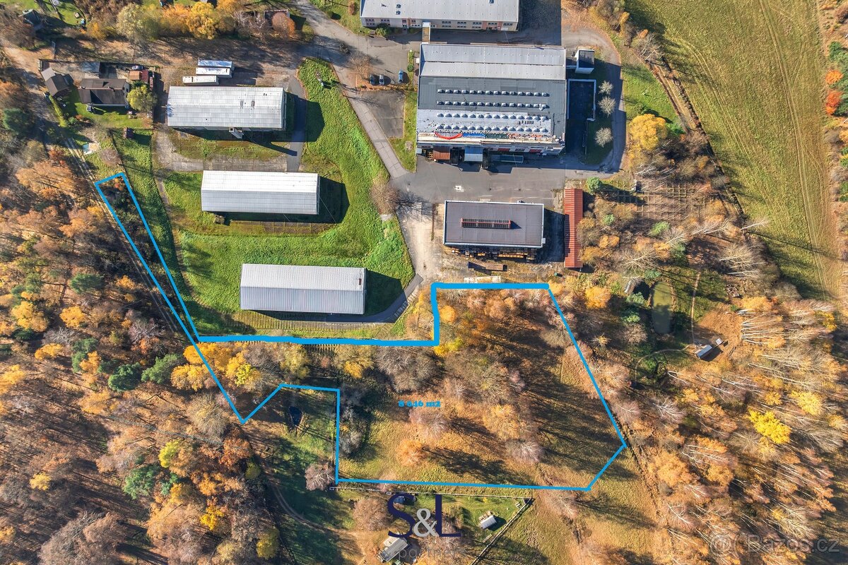 Prodej komerčních pozemků 10 192 m² - Cvikov, okres Česká Lí - 11