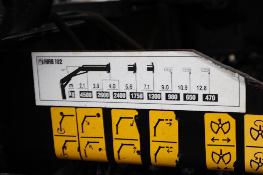 MAN MAN TGA 18.350, CRANE HIAB 102 - 11