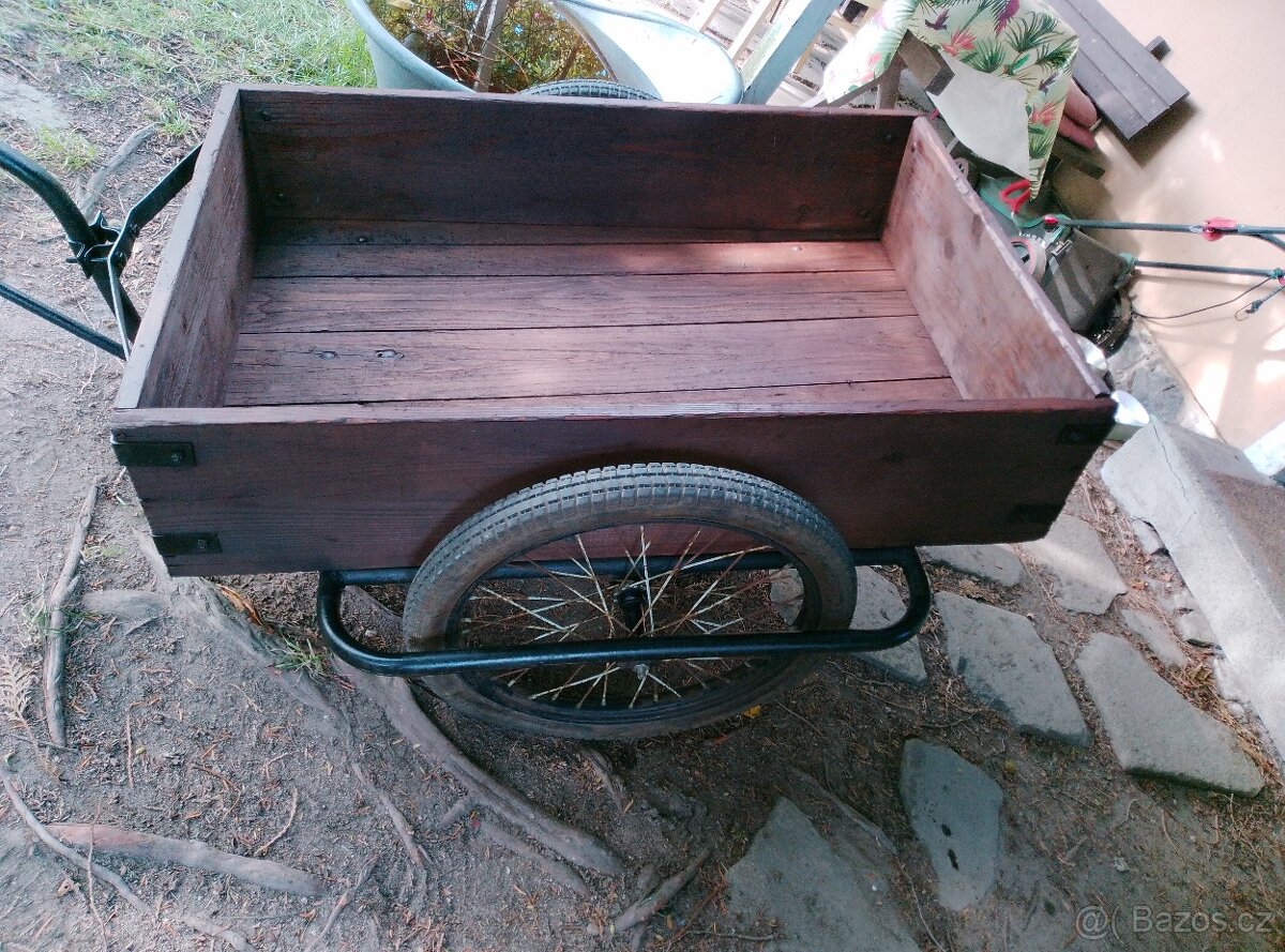 Historický vozík za jízdní kolo-(Assmann) - 11