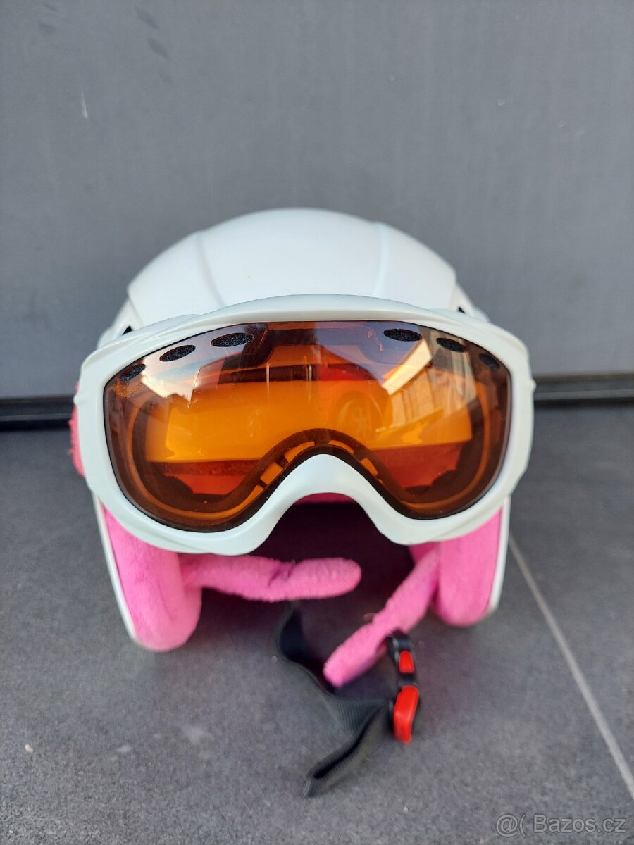 Lyže ELAN LIL SNOW, 120 cm + hůlky + boty + přilba - 11