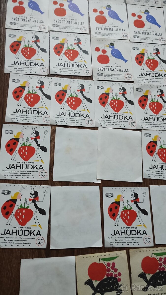 Etikety od sirupů - 11