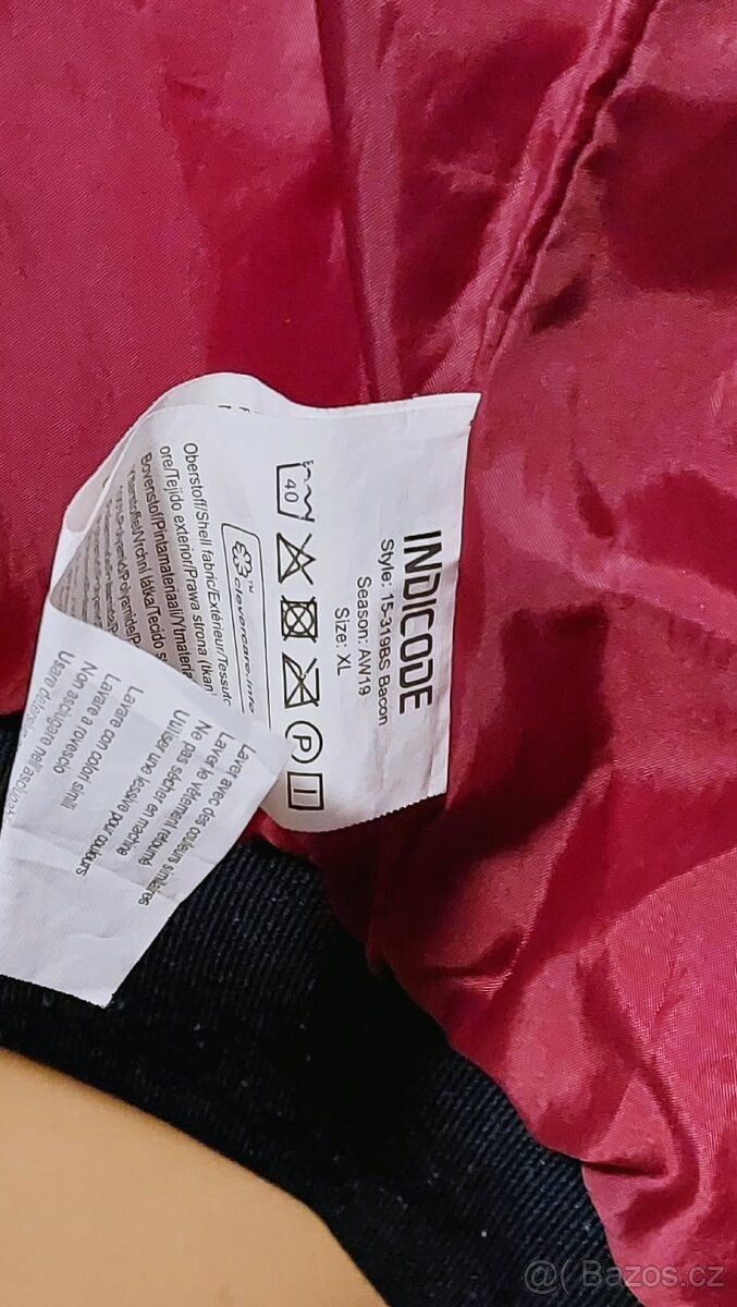 PÁNSKÁ ZIMNÍ PROŠÍVANÁ BOMBER BUNDA - velikost XL - 11