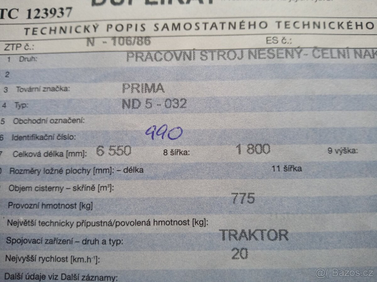 Čelní nakladač zetor - 11