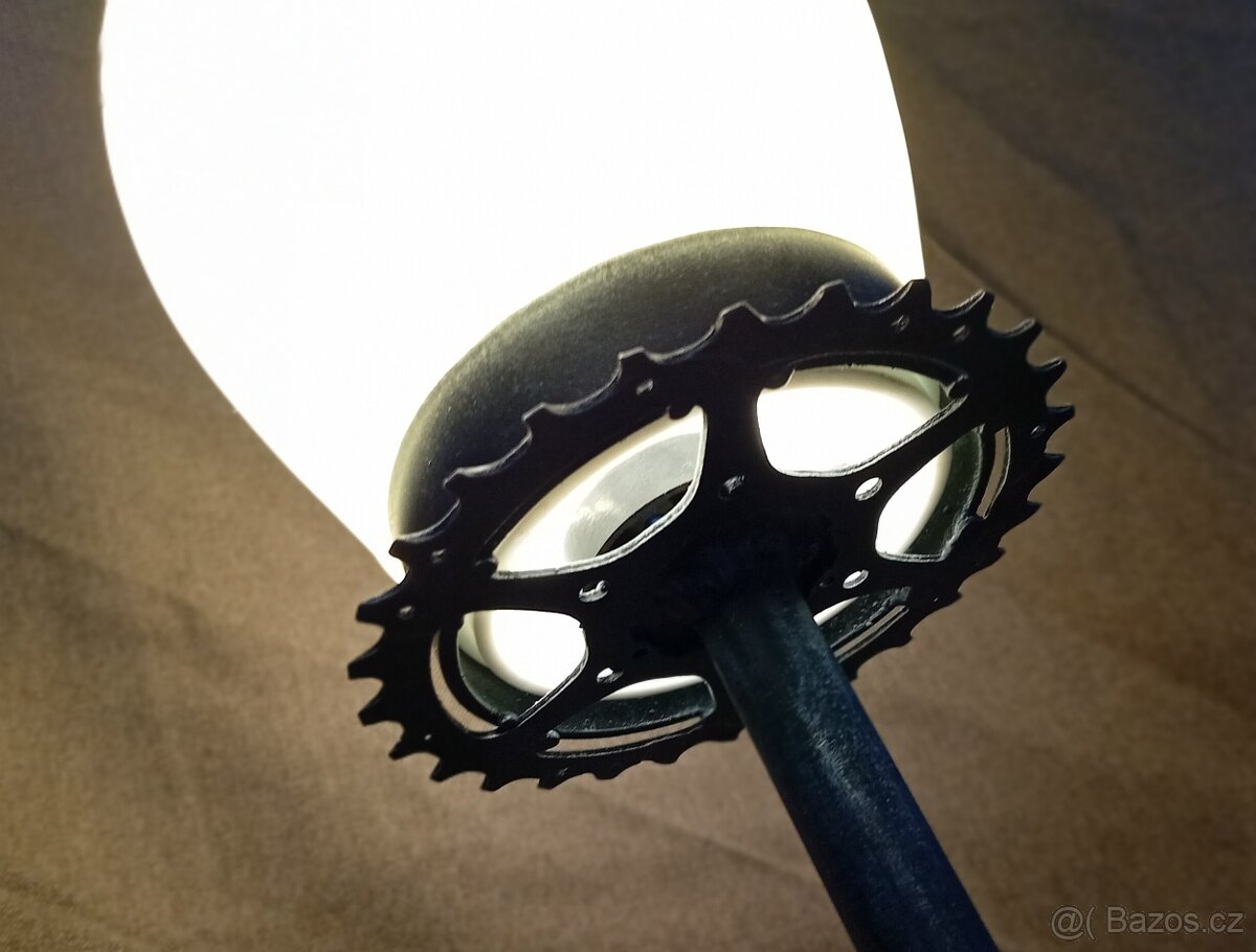 STEAMPUNK RECYCLE ART LAMPY - PATINOVANÝ KOV - 11