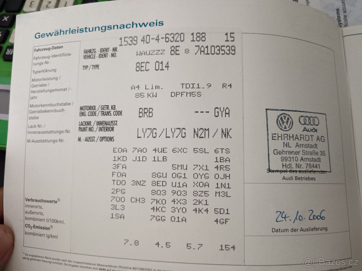 Audi A4 85 KW klima výhřev - 11