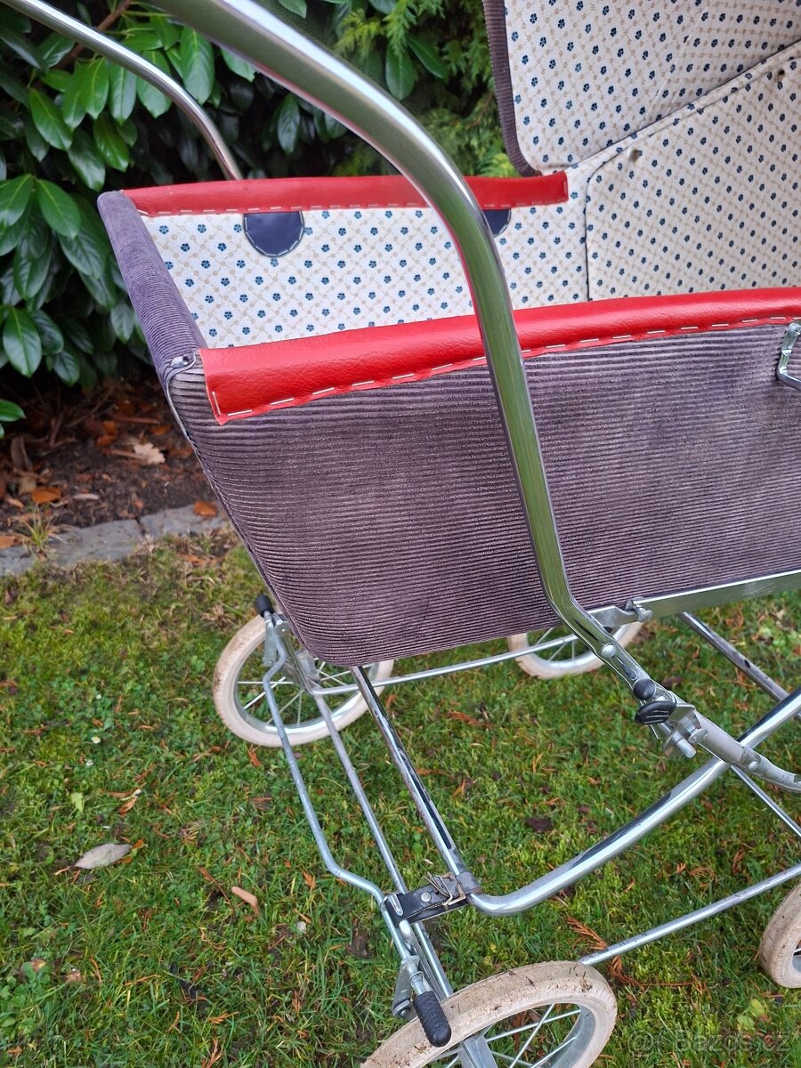 Retro kočárek pro miminko Gesslein č. 2 - 11