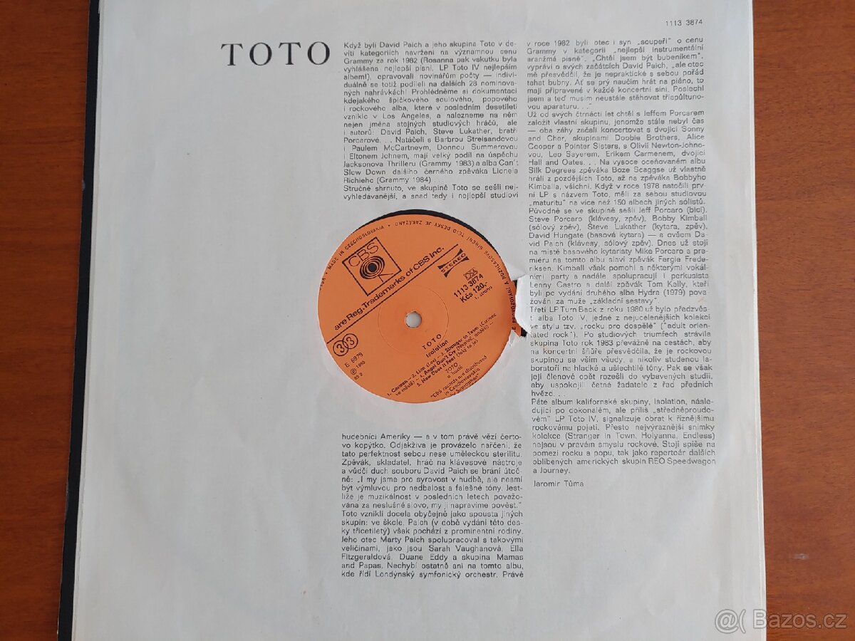 Vinyl LP světových rockových kapel - 11