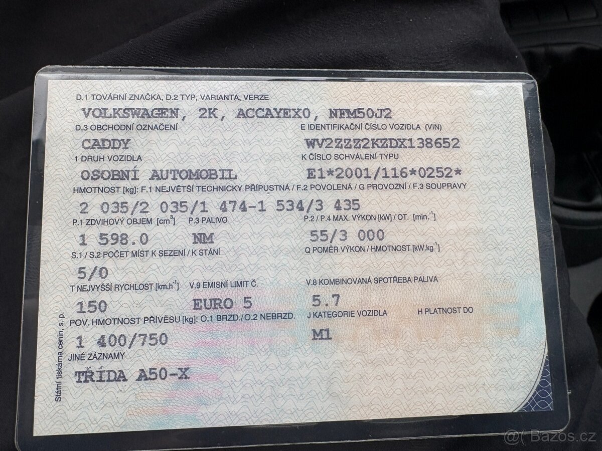 VW Caddy 1,6tdi 2013 - 11