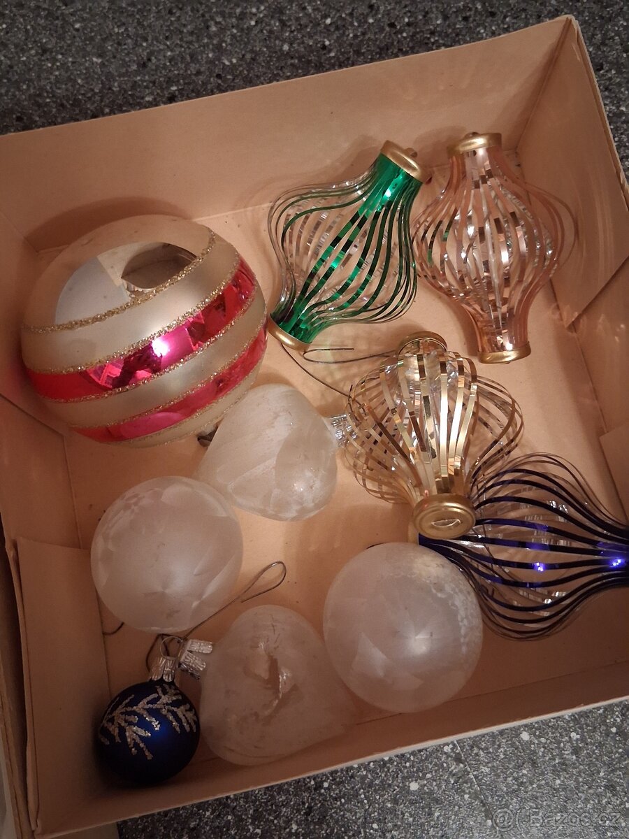 Retro vánoční ozdoby 22ks - 11