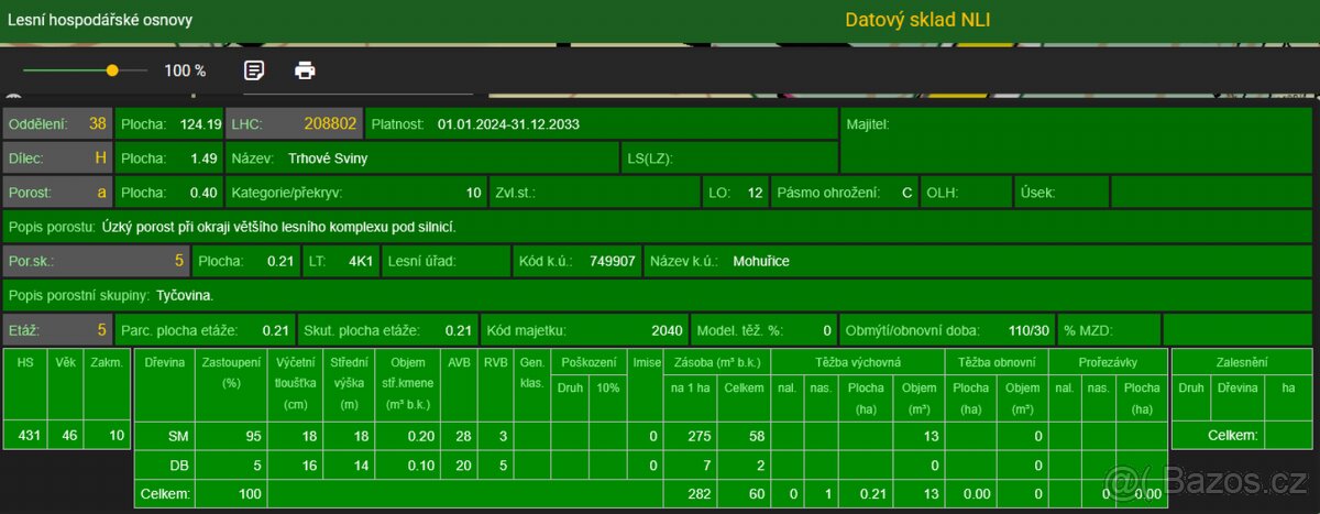 Prodám pozemky v k.ú. Mohuřice, p.č. 440 , 434/1 a 434/3 - 11