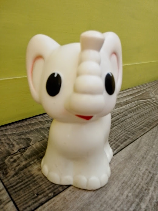 RETRO HRAČKY GUMOVÉ SRNEČKY, SLON, ZAJÍČEK, ŽABKA, MEDVÍDEK - 11