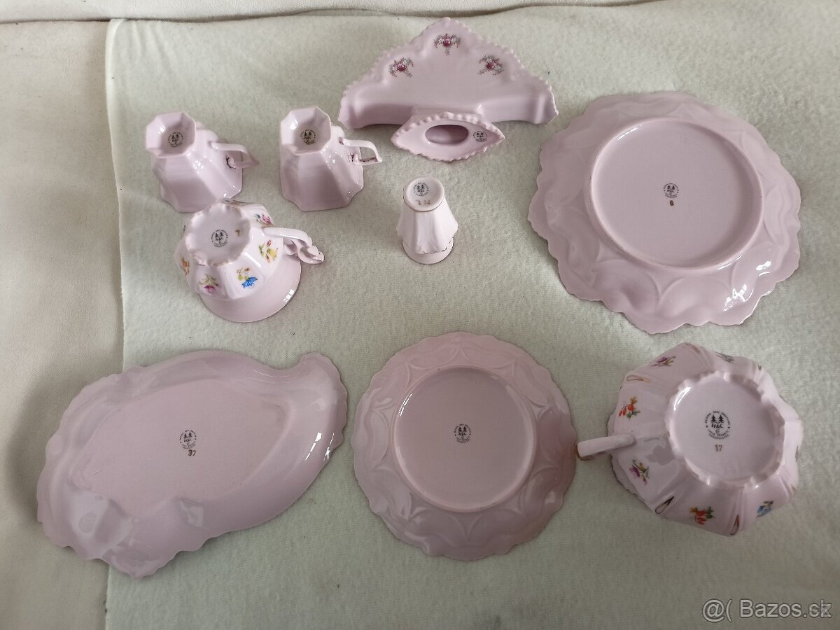 Sada porcelánu original rosa - 11