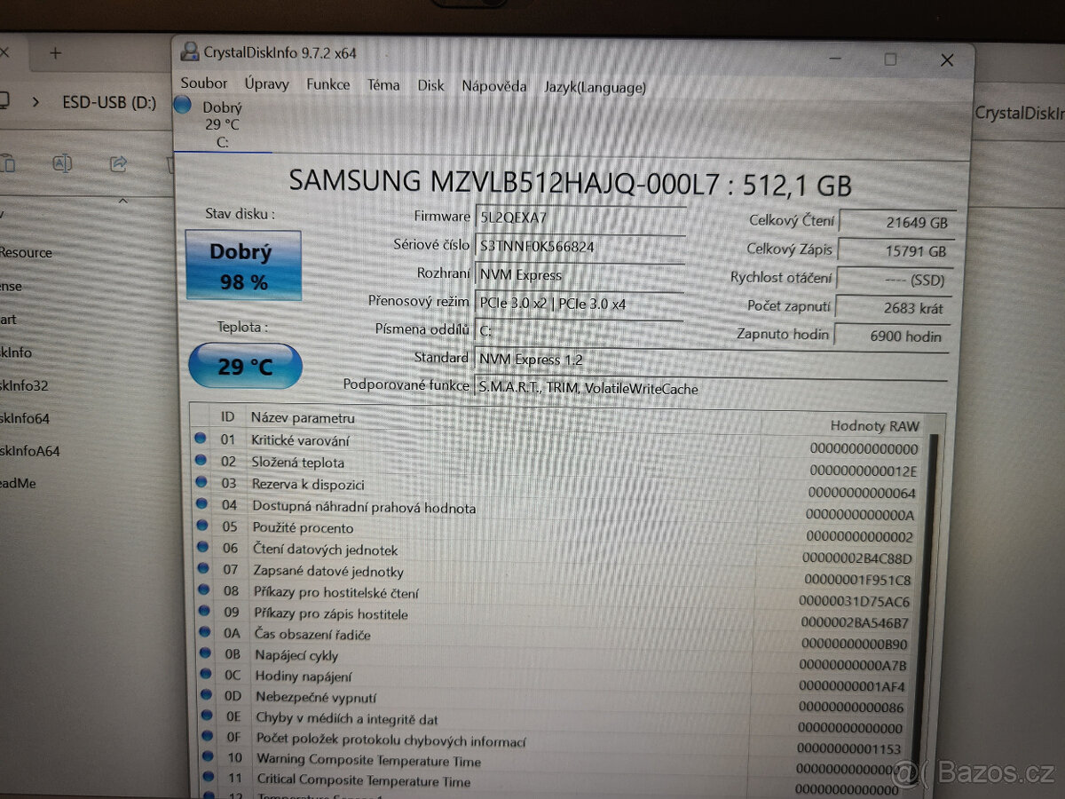 Lenovo T480 i5-8350U/16GB/512GB/W11 Pro/65W-2x nové BAT - 11