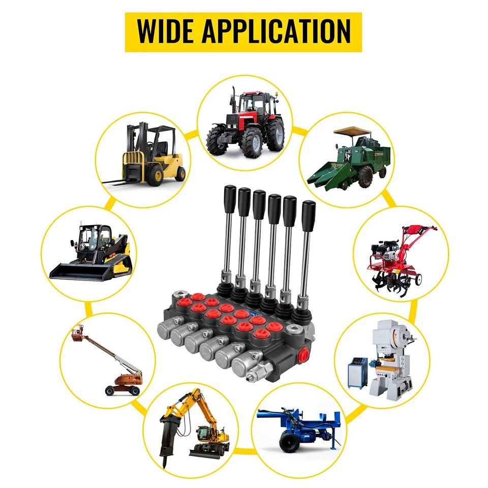 Hydraulický směrový ventil 6-cívkový - 11