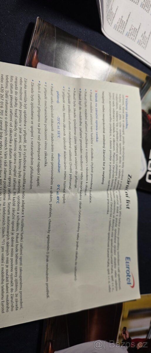 NOKIA 7260 CZ DISTRIBUCE EUROTEL 2005 - 11