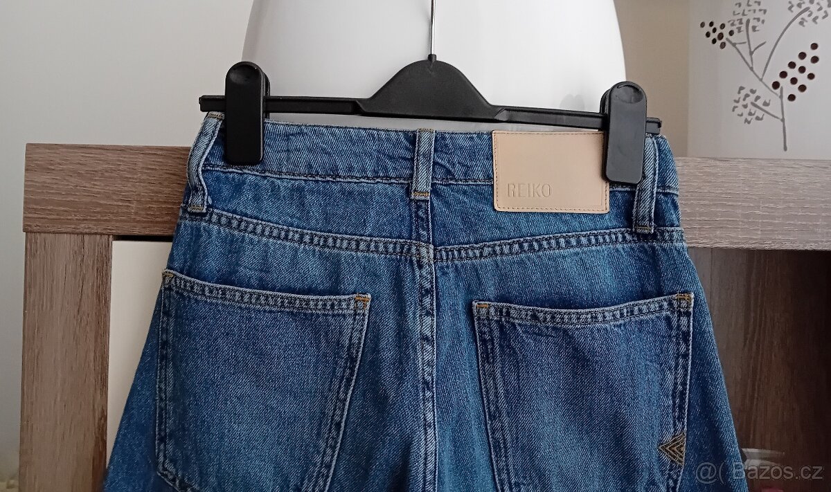 Reiko dámské široké džíny vel. XS/S - 11
