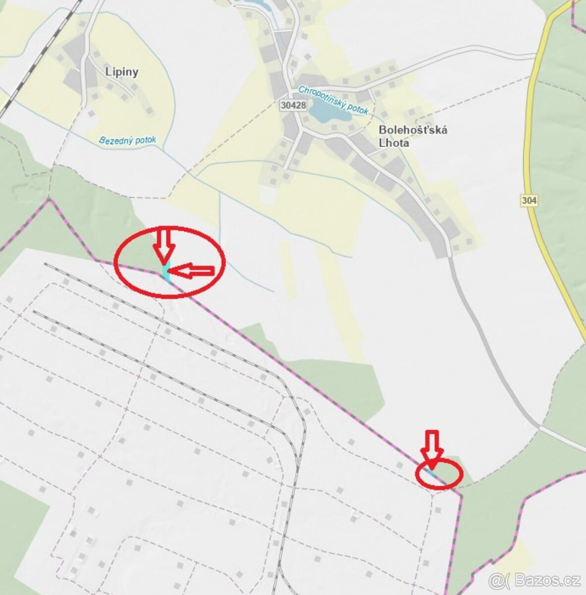 Prodej lesních pozemků v k.ú. Bolehošť - 11