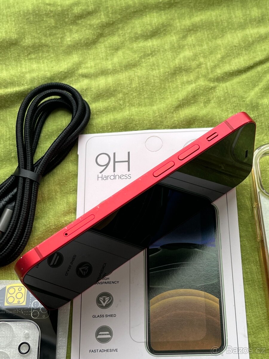 🍏 Apple Iphone 12 Mini 64GB RED 🍎 100% baterie 🔋 - 11