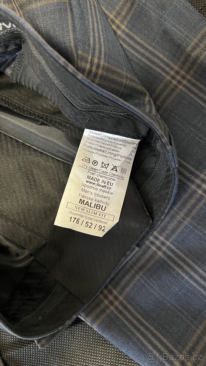 Prodám pánský oblek značky FERATT - 11