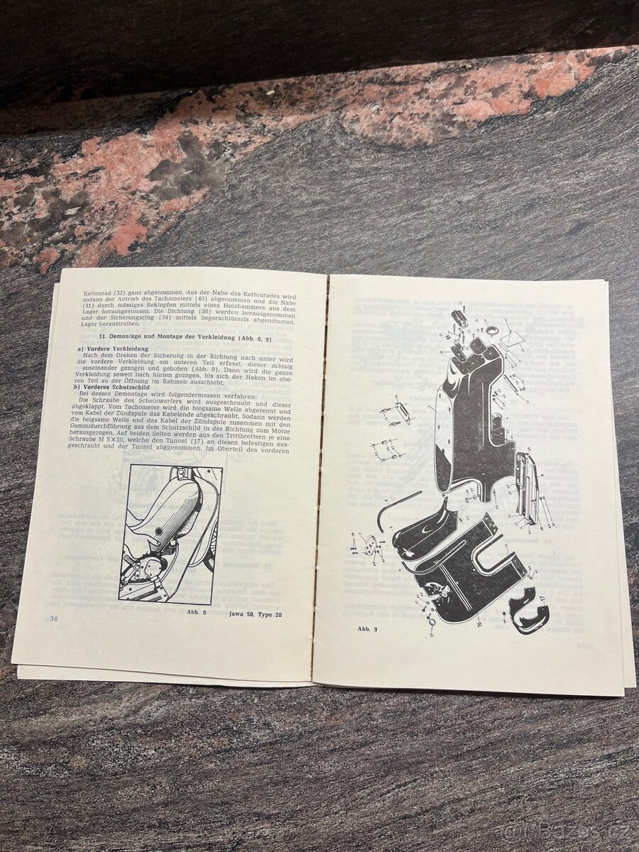 Katalog v Němčině Jawa pionýr/mustang - 11