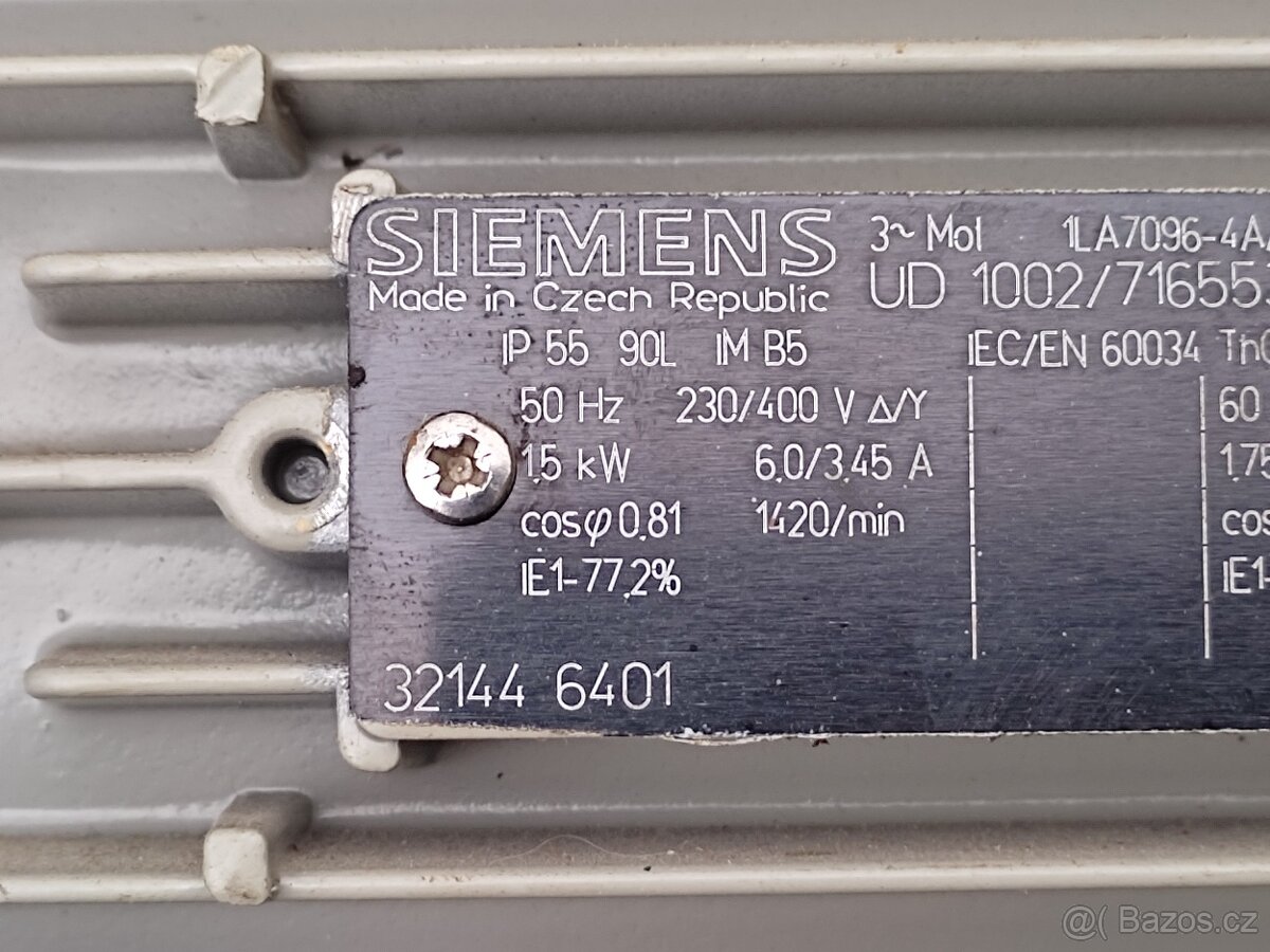 PRODÁM 2 KS ELEKTROMOTOR SIEMENS - 11