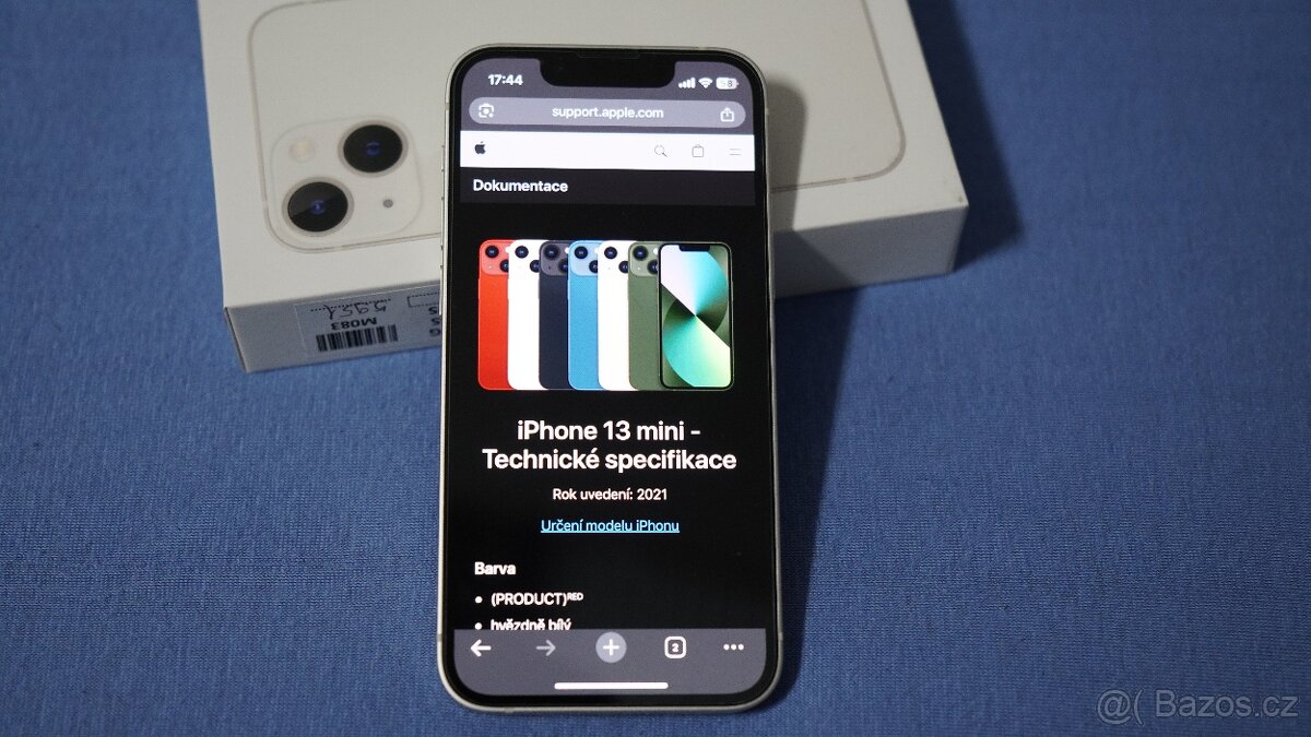 Apple iPhone 13 mini 128GB - Bílý - Stav A+ - 11
