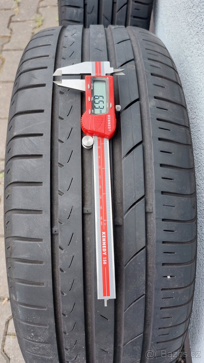 Alu kola 5x112 r17 Zeus orig skoda SUPERB III IV letní pneu - 11