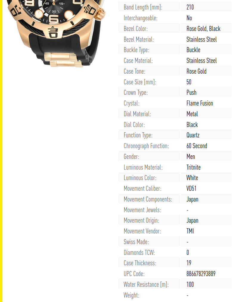 ze sbírky-Invicta Bolt WR100 50mm - 11
