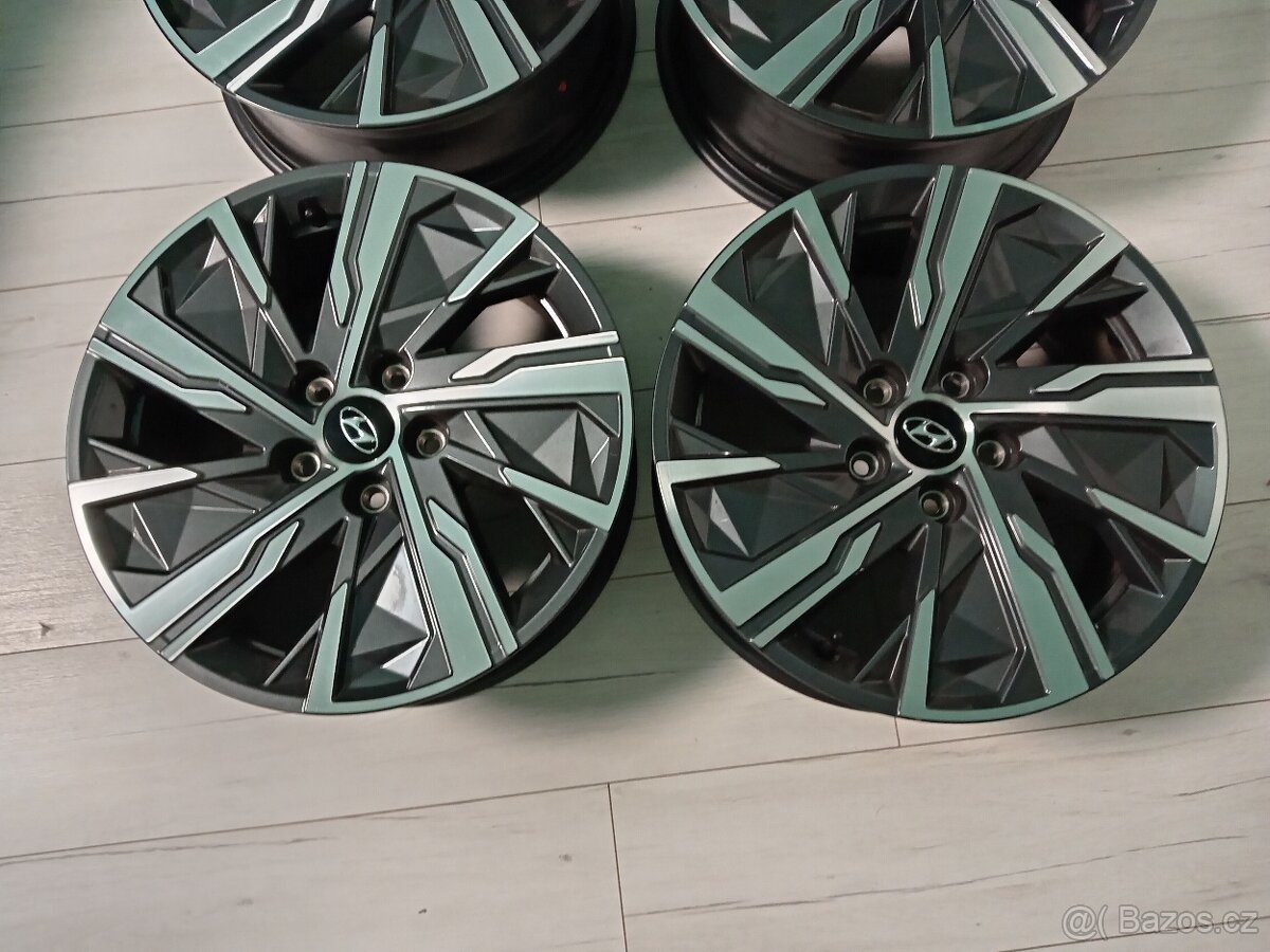 Originál ALU kola Hyundai Tucson R17 + čidla - 11