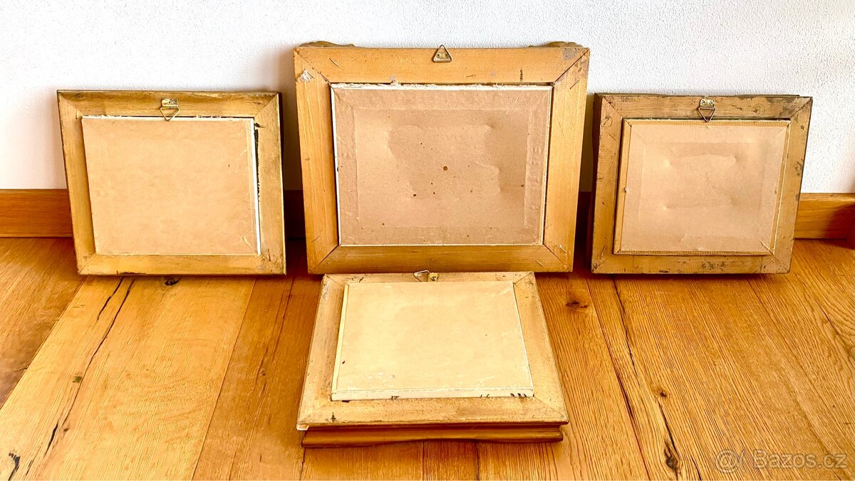 Staré krásné obrázky, olejomalba - 11