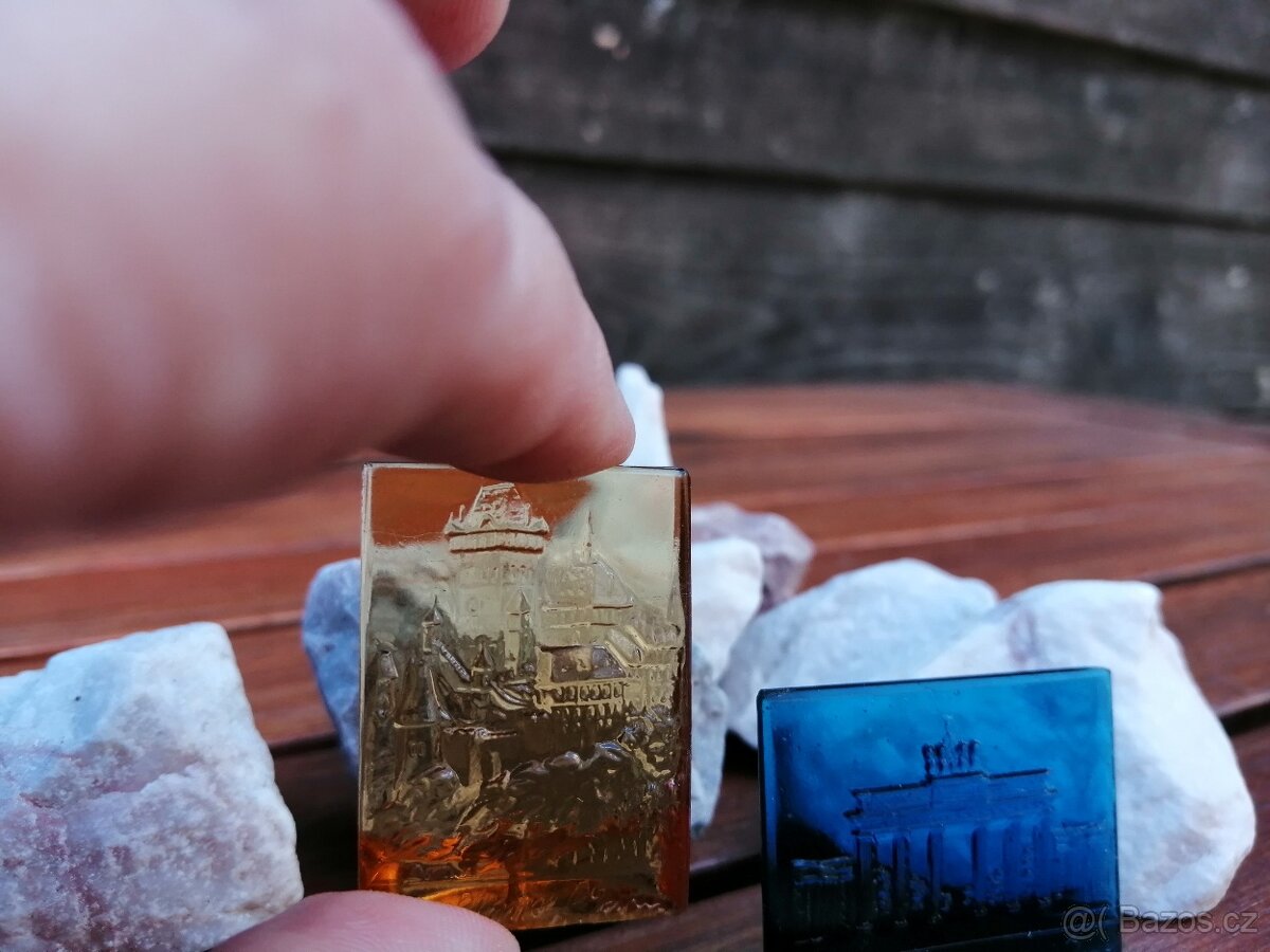 Starožitné skleněné miniaturky - 11