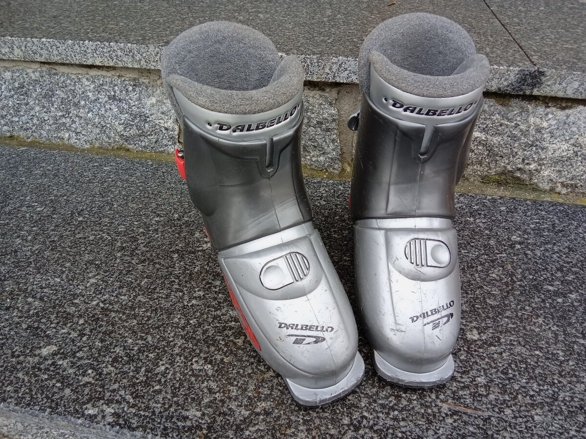 Dětské lyže 90 cm a boty - 11