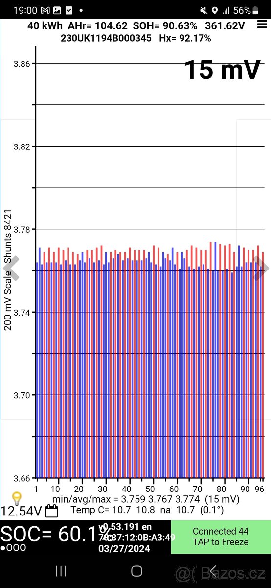 Baterie Nissan Leaf, e-NV 200, Renault ZOE ZE, diagnostika - 11