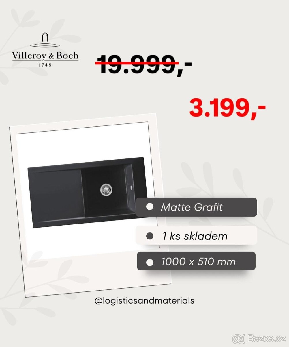 Villeroy & Boch výprodej — luxusní sanitární keramika - 11