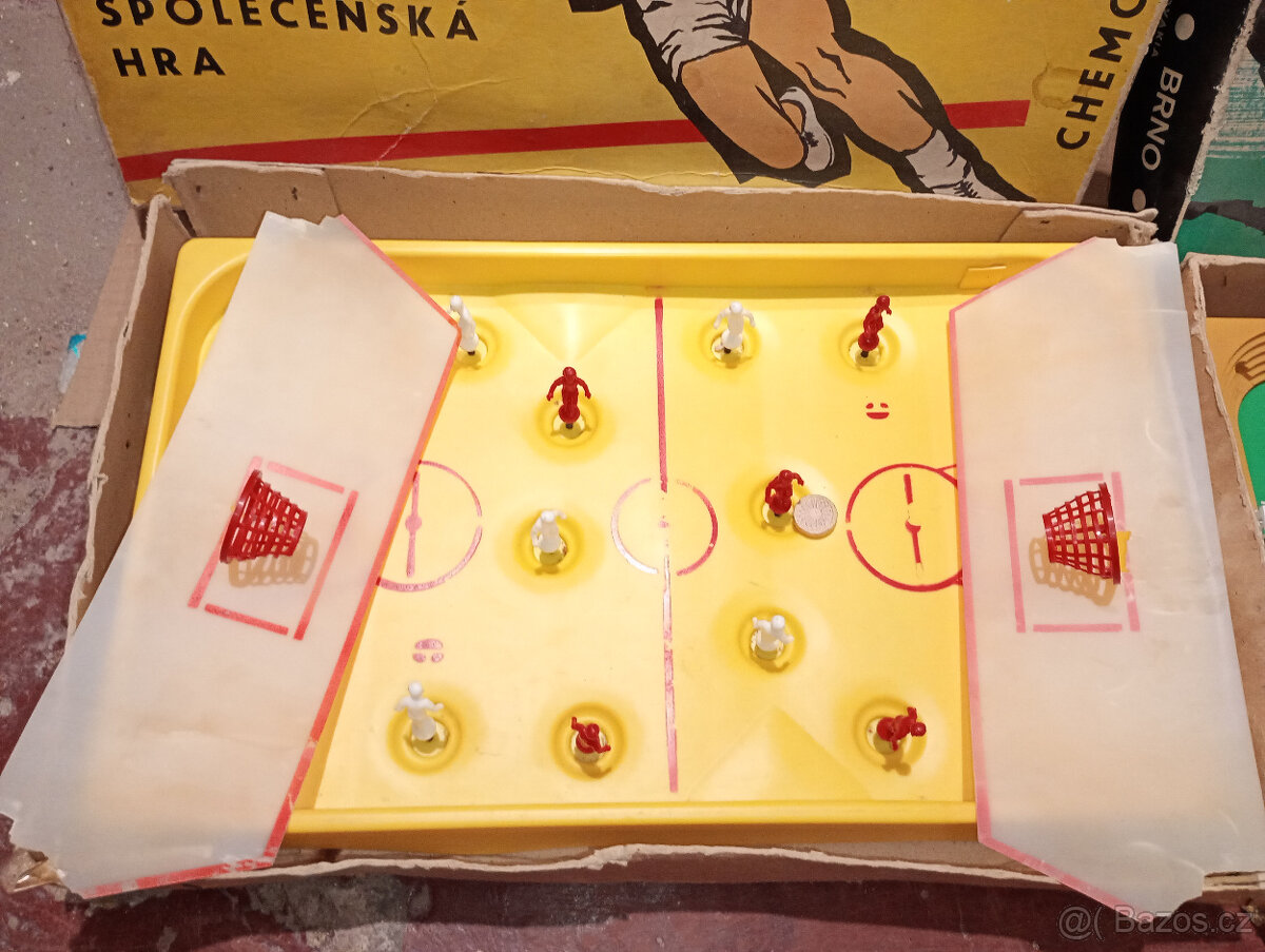 Stolní fotbálek a basket Chemoplast Brno ČSSR - 11