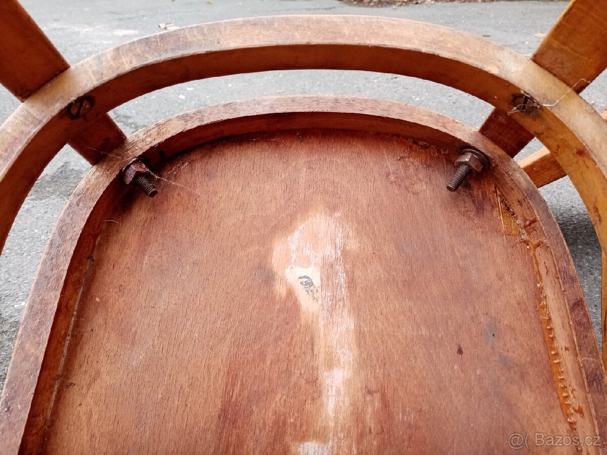 Dvě retro židle Thonet - 11