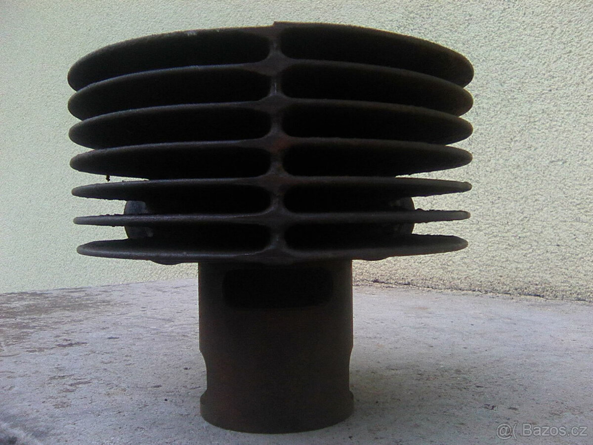 Jawa-čz 175/356- výfuky rybiny/doutníčky s koleny,válec 125 - 11