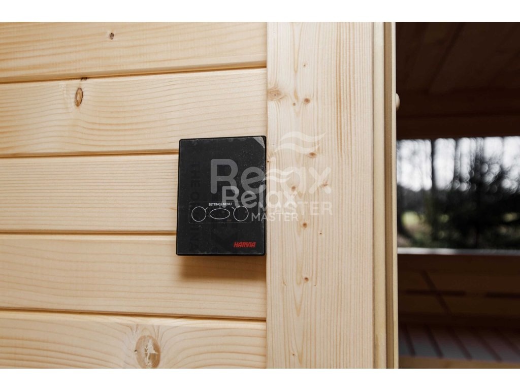 Zahradní finská sauna 3,5M s předsíní - 11