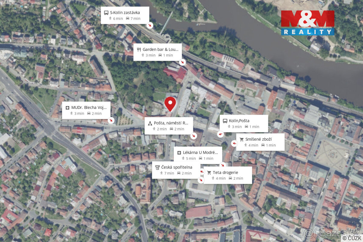 Pronájem bytu 2+kk, 62 m², Kolín, ul. Kmochova - 11