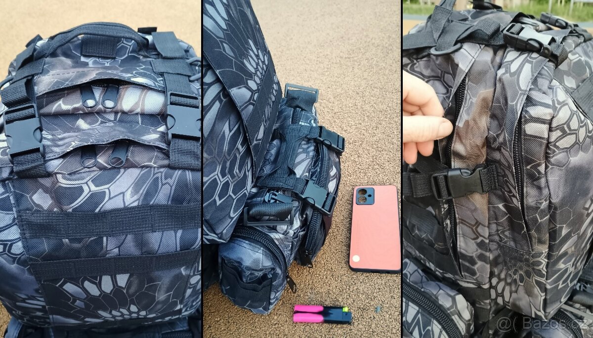 Velký taktický molle batoh 55 L - 11