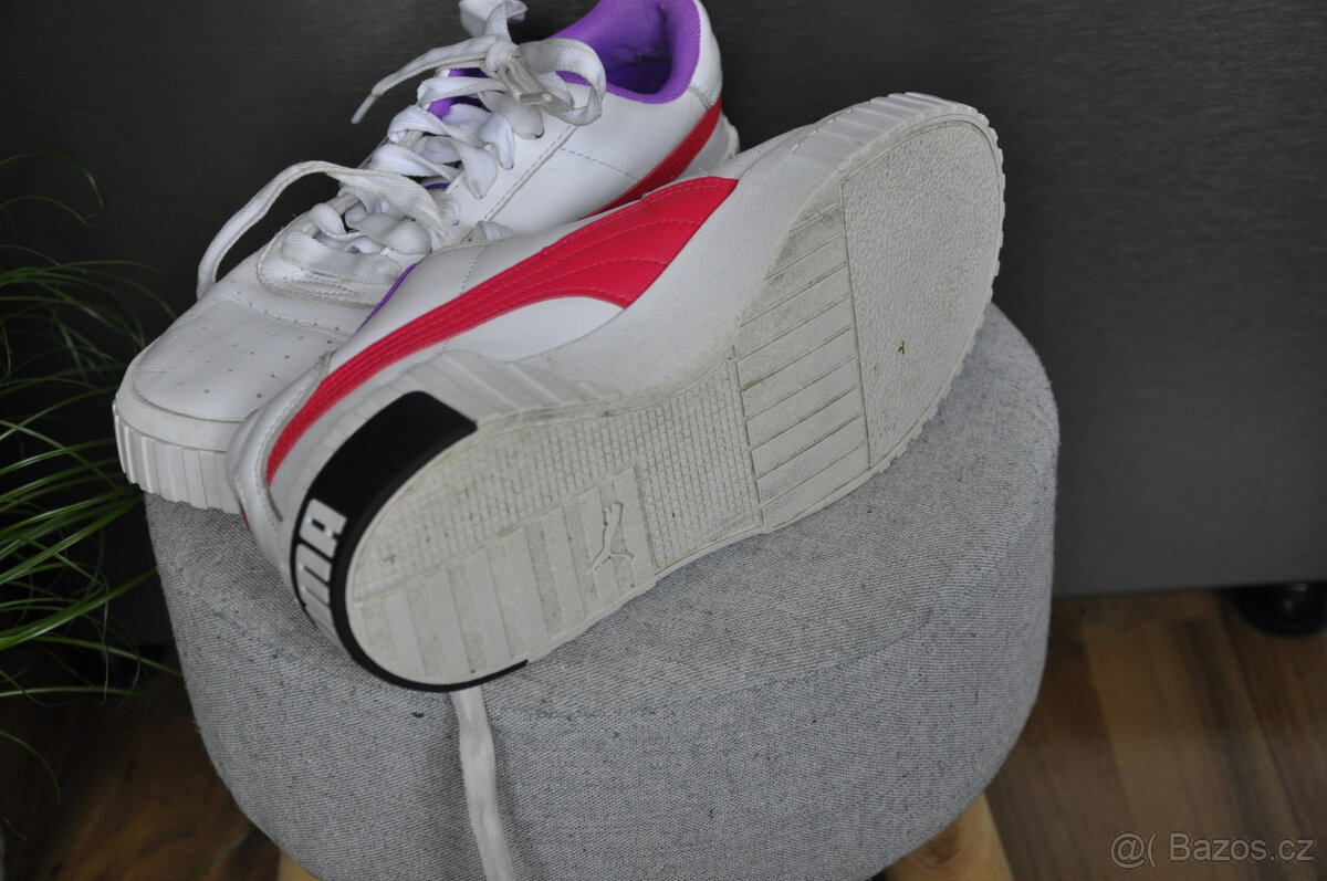 bílé kožené tenisky Puma vel. 38 - 11