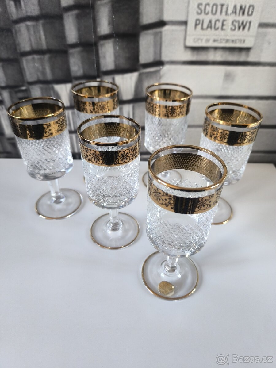 Sada luxusních křišťálových sklenic na sekt, Bohemia Glass - 11