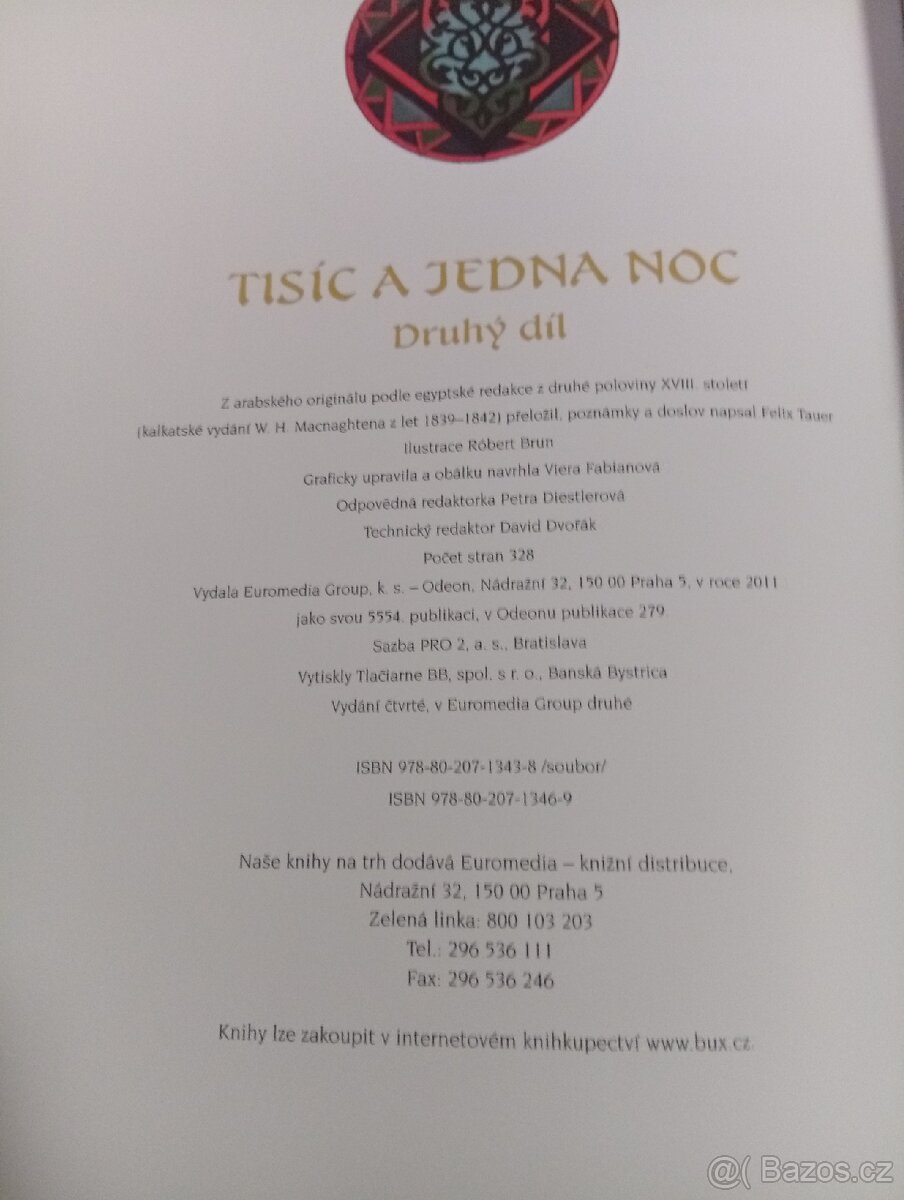 Tisíc a jedna noc ,2011, Odeon, DIL 4-8 - 11