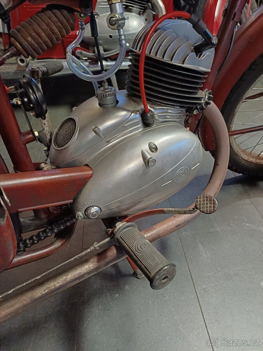 ČZ 125C s TP 1953 - 11