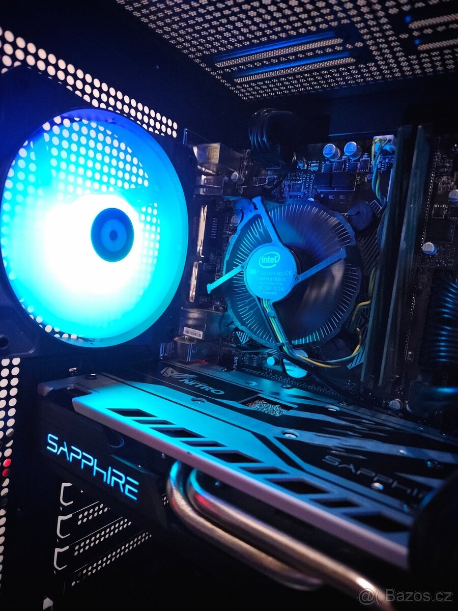 Herní PC Core i5|RX580|16GB RAM|1TB SSD|ARGB|WiFi+BT - 11