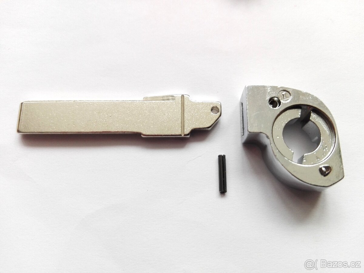 Klíč Volkswagen Škoda Seat. Klíč s planžetou HU66 a logem, - 11