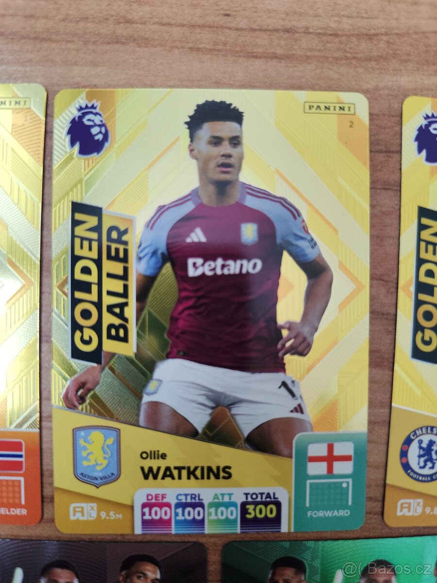 Fotbalové kartičky Premier league 2025 - Golden Baller - 11